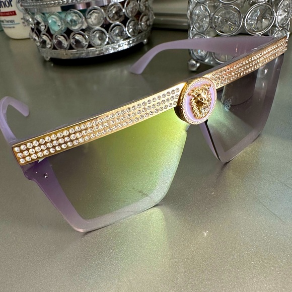 Aldo Accessories - Purple Bling Aldo Sunglasses